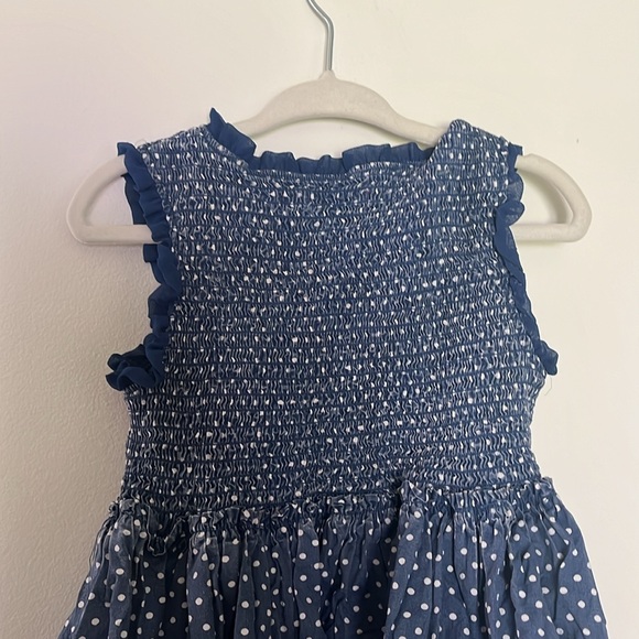 Smocked sleeveless Wheat dress - Picture 4 of 4